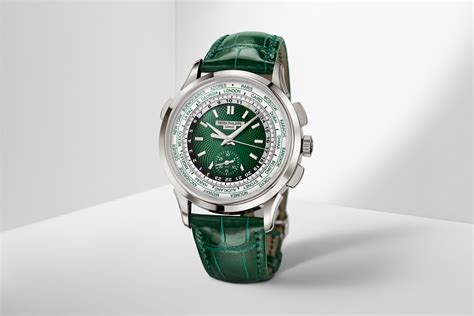 patek philippe in platinum and honeycomb green price